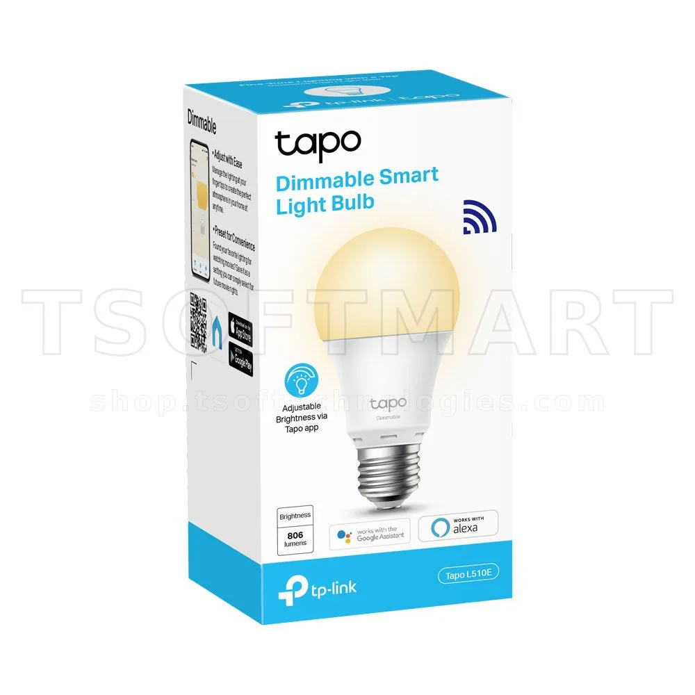 TP-Link L510E Tapo Dimmable Smart Light Bulb – Yellow
