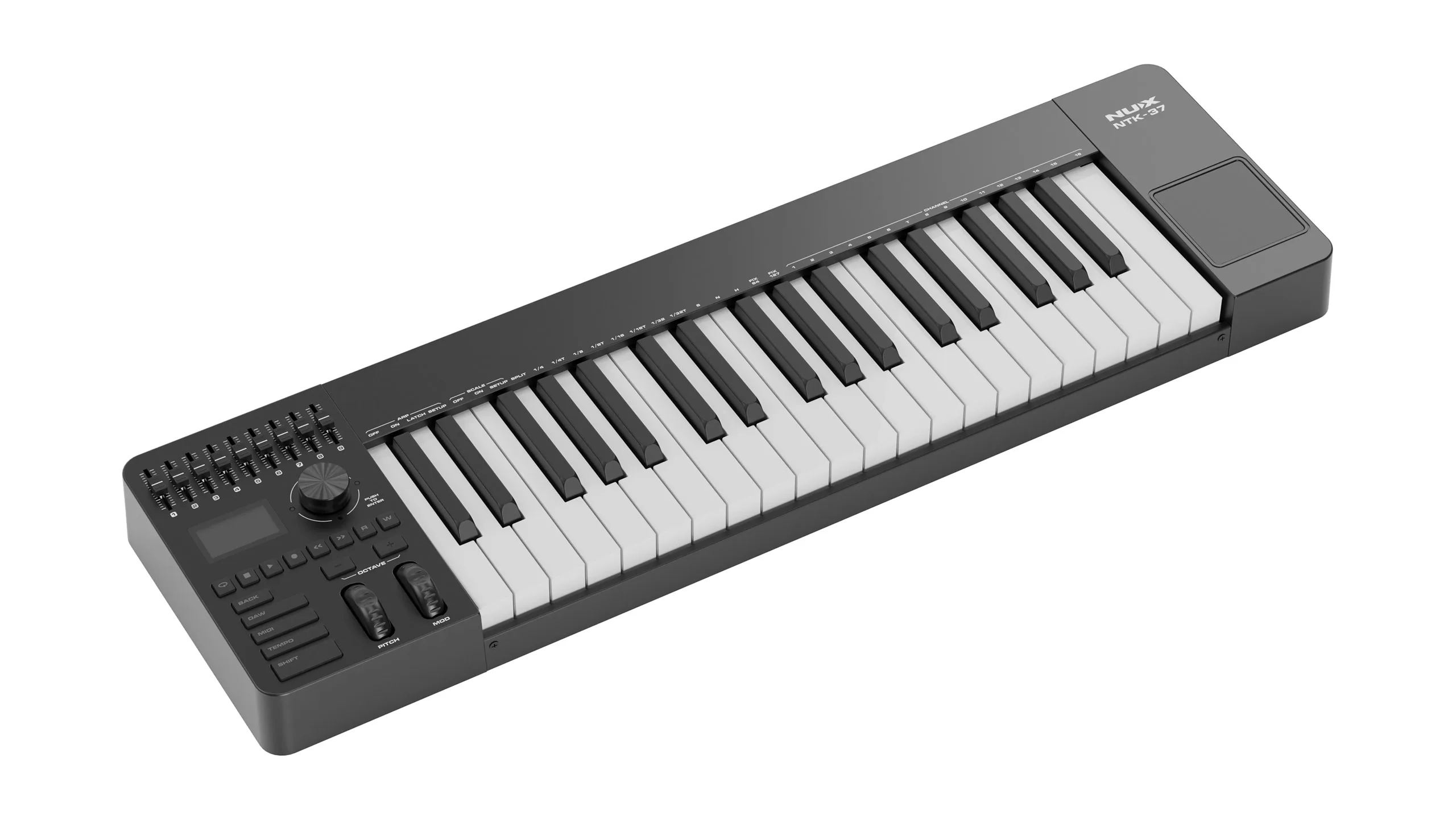 Nux Keyboard MIDI Controller Ntk 37