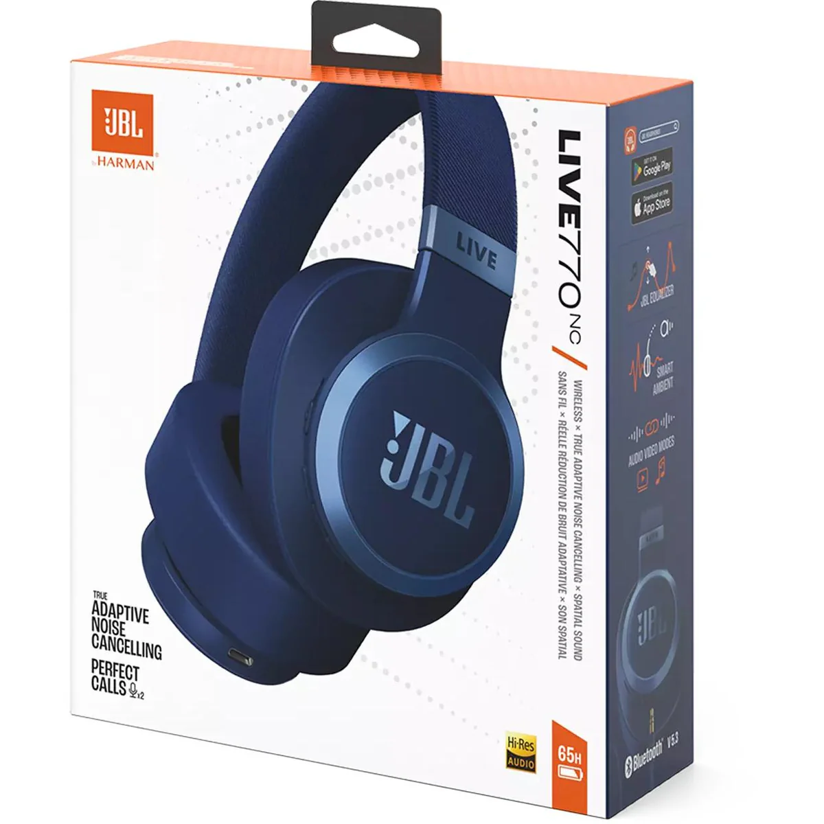 JBL Live 770 BT Headphone – Blue