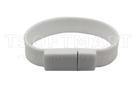 Silicon Wristband Flash 16Gb White Best Buy