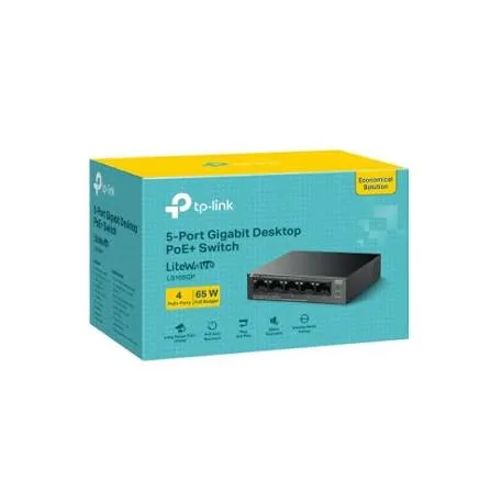 TP-LINK LS105GP 5 Port Gigabit Desktop PoE+Switch