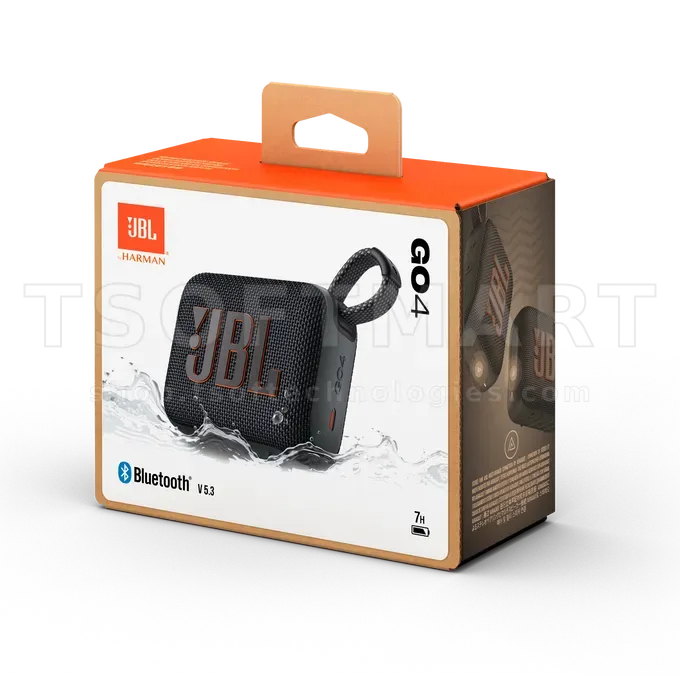Jbl Go 4 Portable Bluetooth Speaker Black