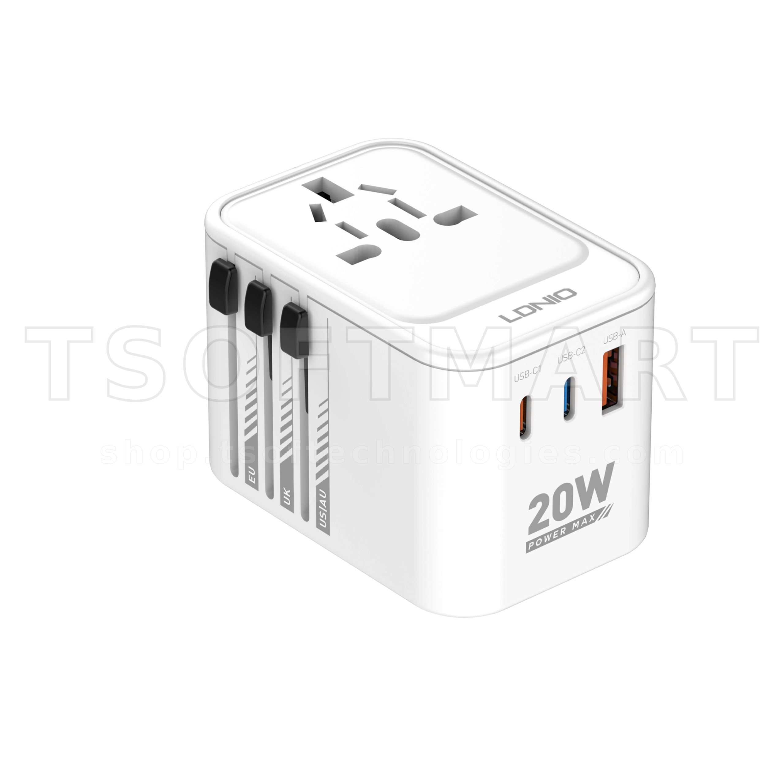 Ldnio Z9 20W Travel Adapter