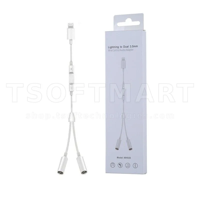 Iphone To Dual Aux Adapter Mh026 Bes Buy