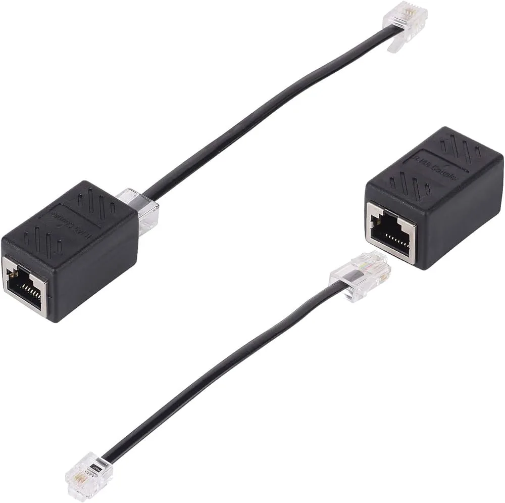 RJ11 Female to Female LAN Connector/Adapter
