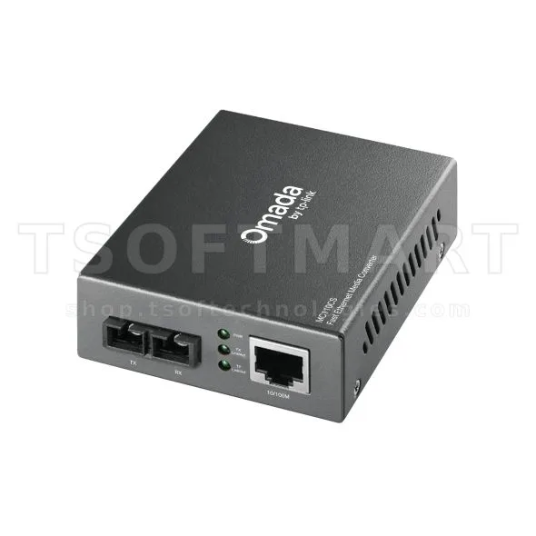 TP-LINK MC110CS Omada 10/100 Mbps RJ45 to 100 Mbps Single-mode SC Fiber Converter