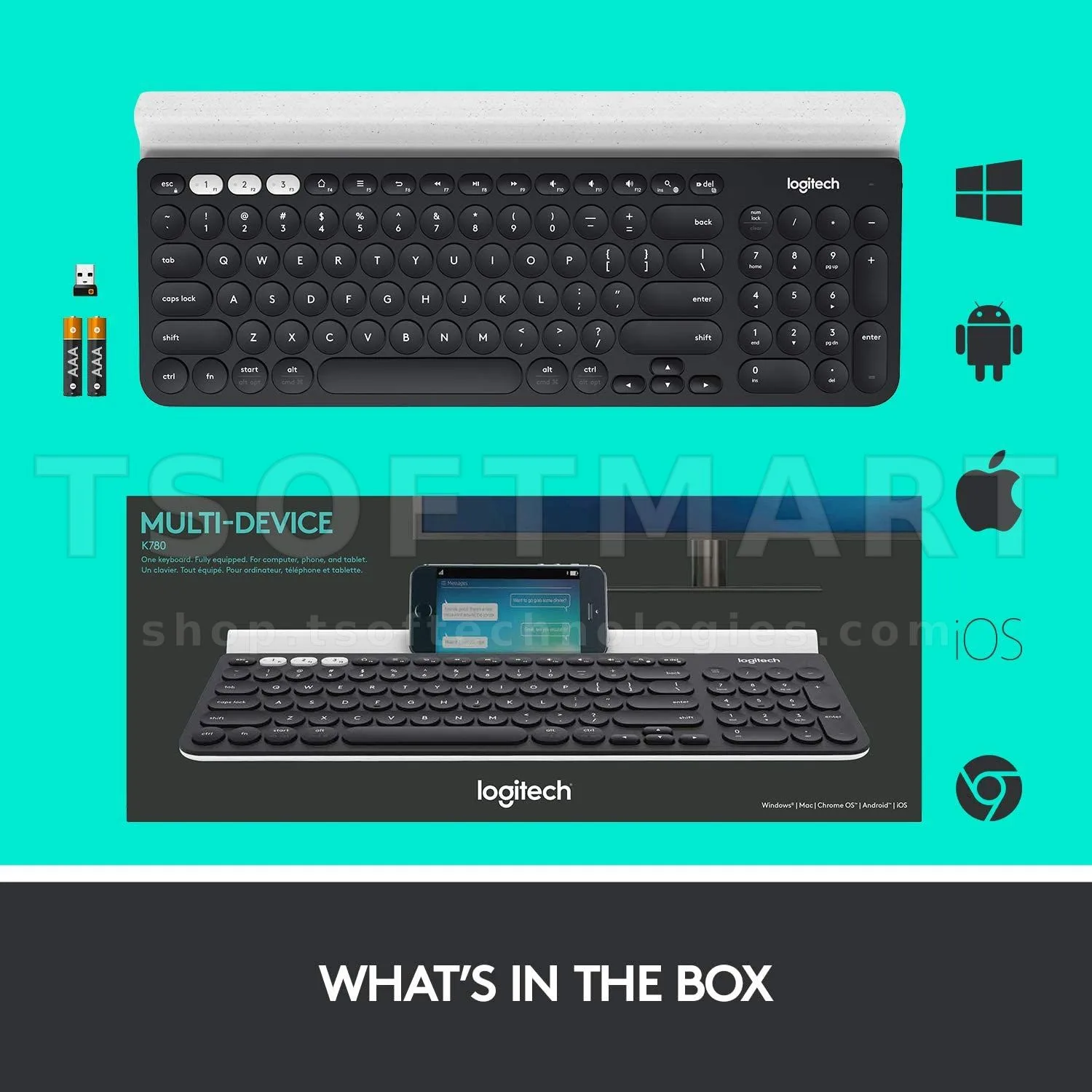 Logitech K780 Multi-Device Wireless Keyboard Best Buy