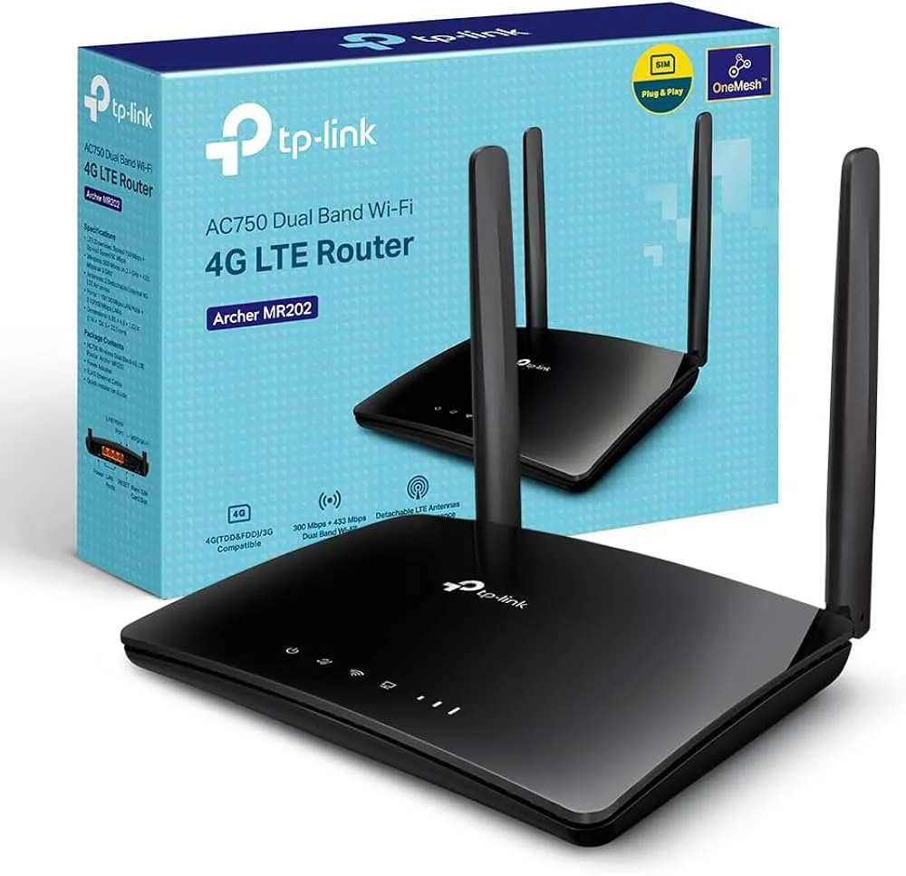 TP-Link Archer MR202 4G Router 150mbps AC750