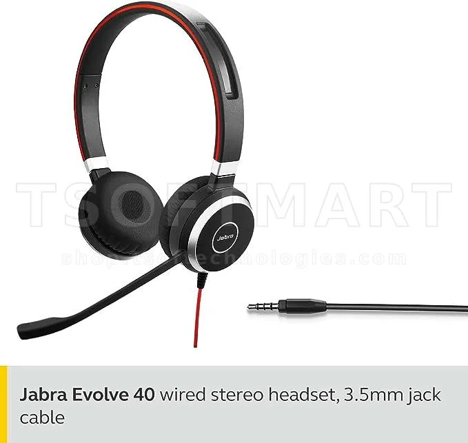 Jabra Hsc017 Wired Headphone Evolve 40