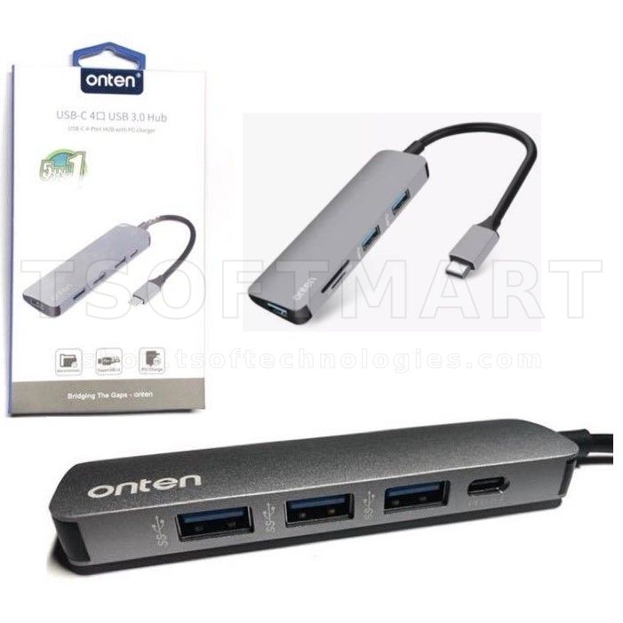 Onten Otn-9602 Usb-C to 4 Ports Usb Hub