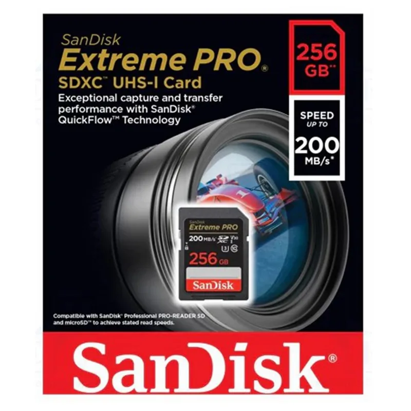 SanDisk Extreme Pro SDHC 256GB 200mb/s