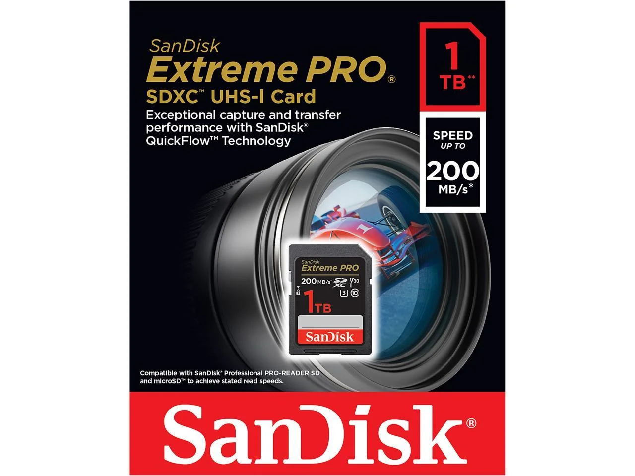 SanDisk Extreme Pro SDXC 1TB 200mb/s