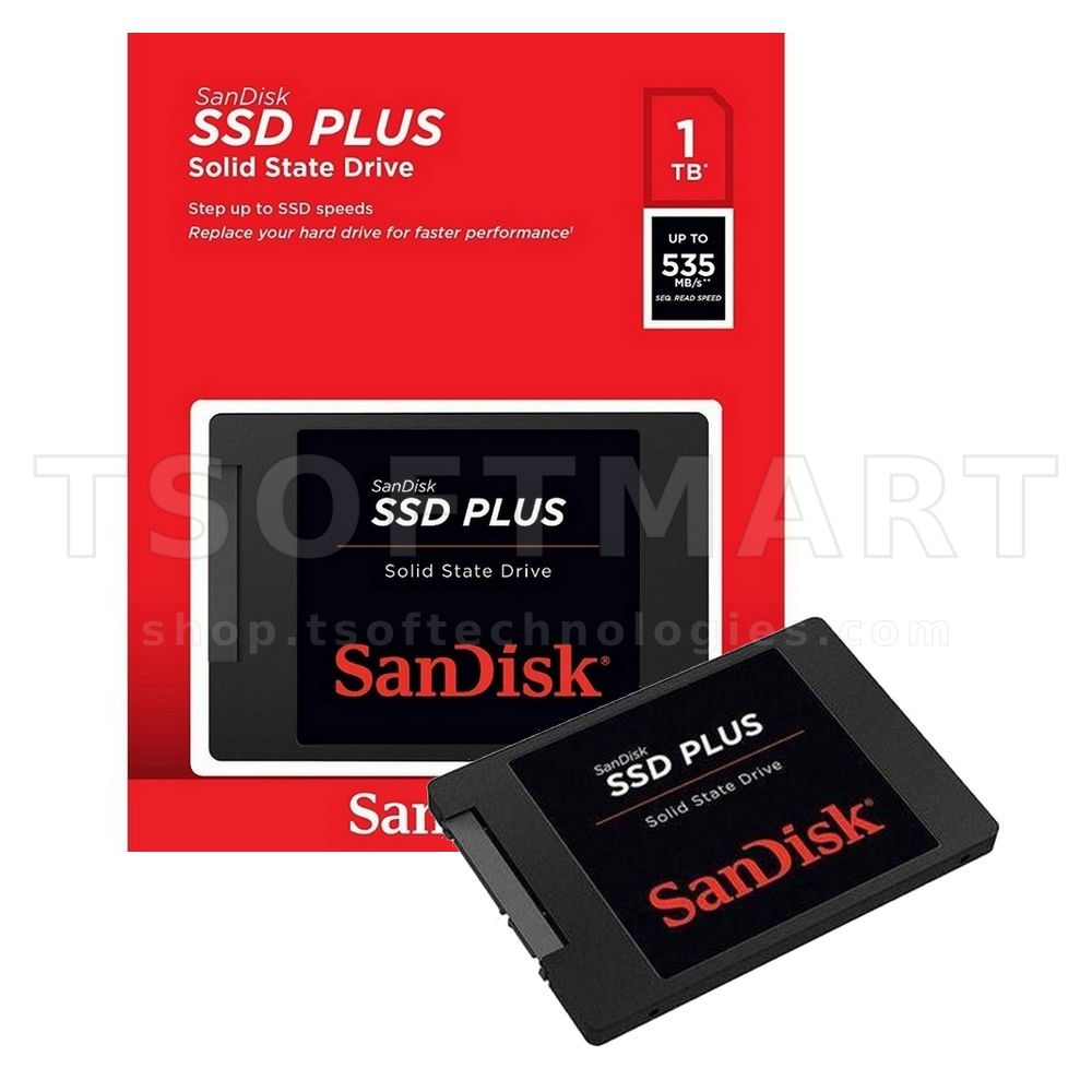 SanDisk SSD Plus 1Tb Internal 535mb/s