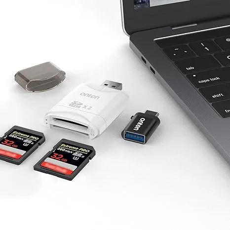 Onten KSS-C3 2-in-1 USB3.1 GEN1 Dual SD Card Reader