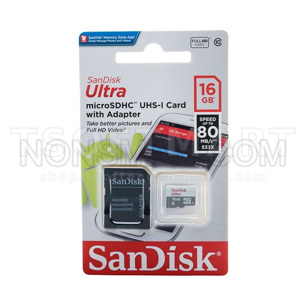 Sandisk Ultra Micro Sd Card Class 4/10 16gb