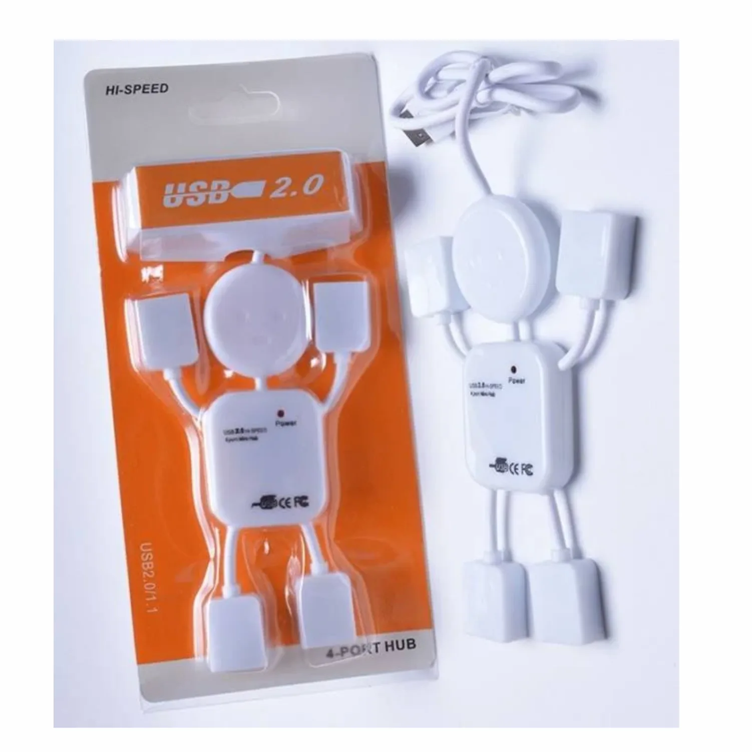 4 Port Robot USB Hub