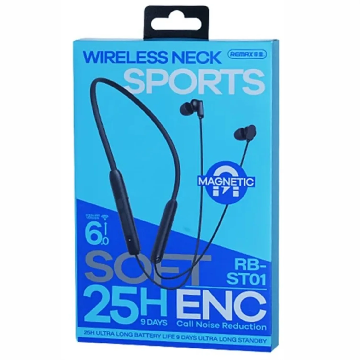 Remax RB-ST01 Wireless Neck Sport Earphones