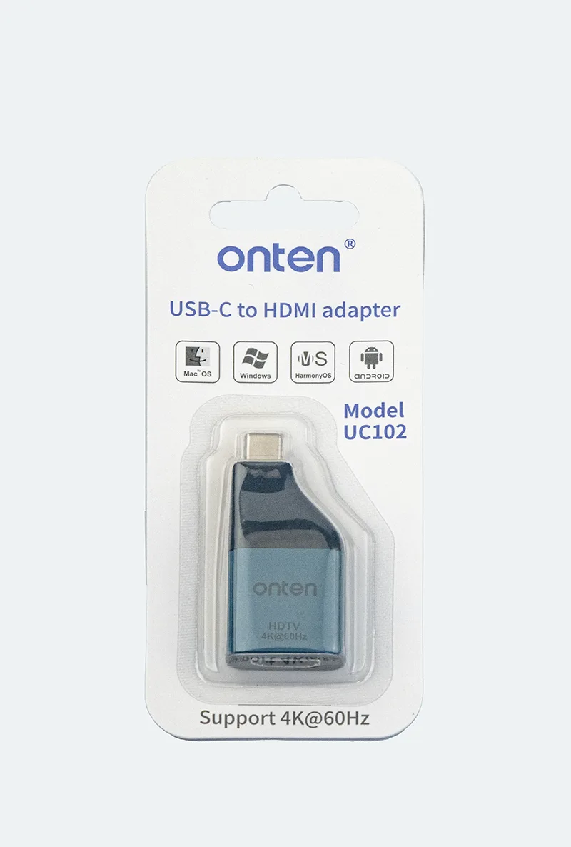 Onten Otn-UC102 USB-C to HDMI Adapter 4K