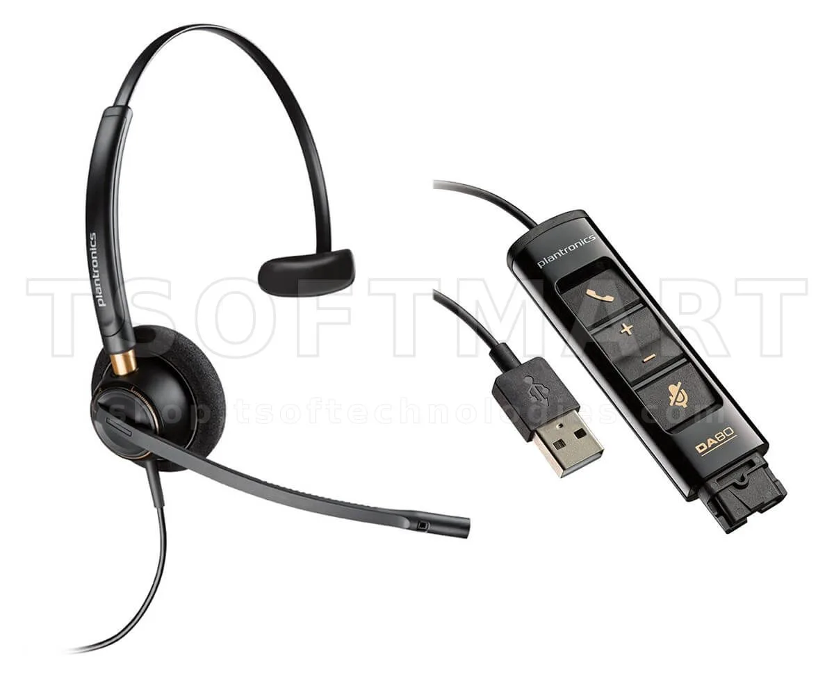 Plantronics HW510 EncorePro Over Head Monaural Headset