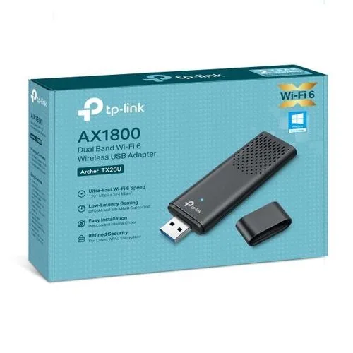TP-Link AX1800 Wi-Fi 6 Wireless USB Adapter TX20U