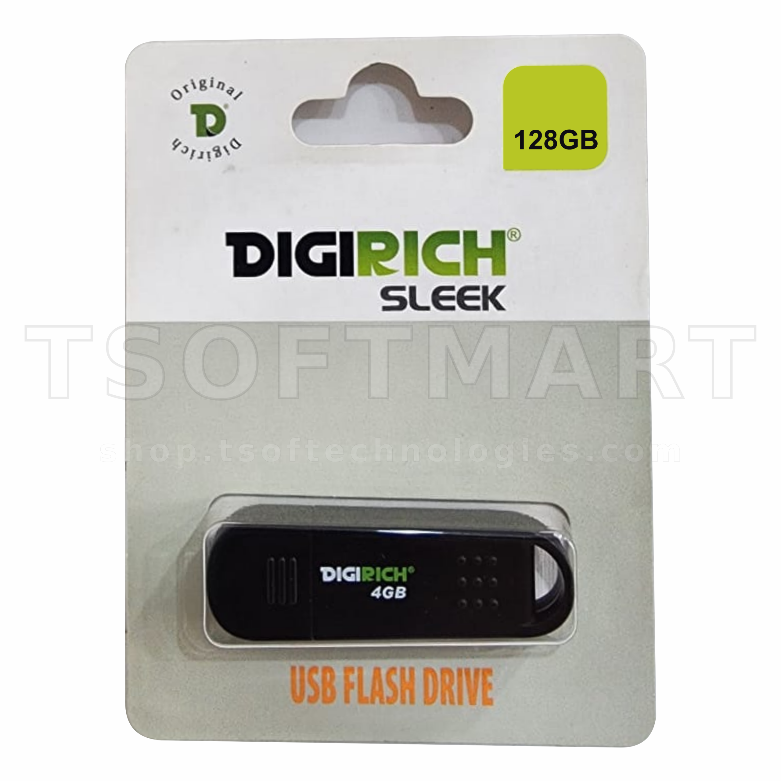 Digirich Sleek Flash 128Gb Black