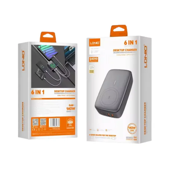 Ldnio Q4010 6-in-1 140W Desktop Charger