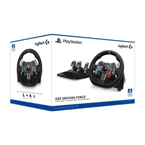 Logitech G29 Driving Force Steering Wheel (PS3, PS4, PS5, PC, Mac)