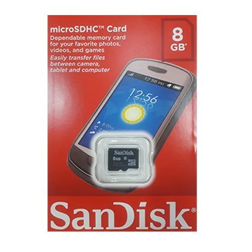 SanDisk Micro SD Card 8GB Class 4