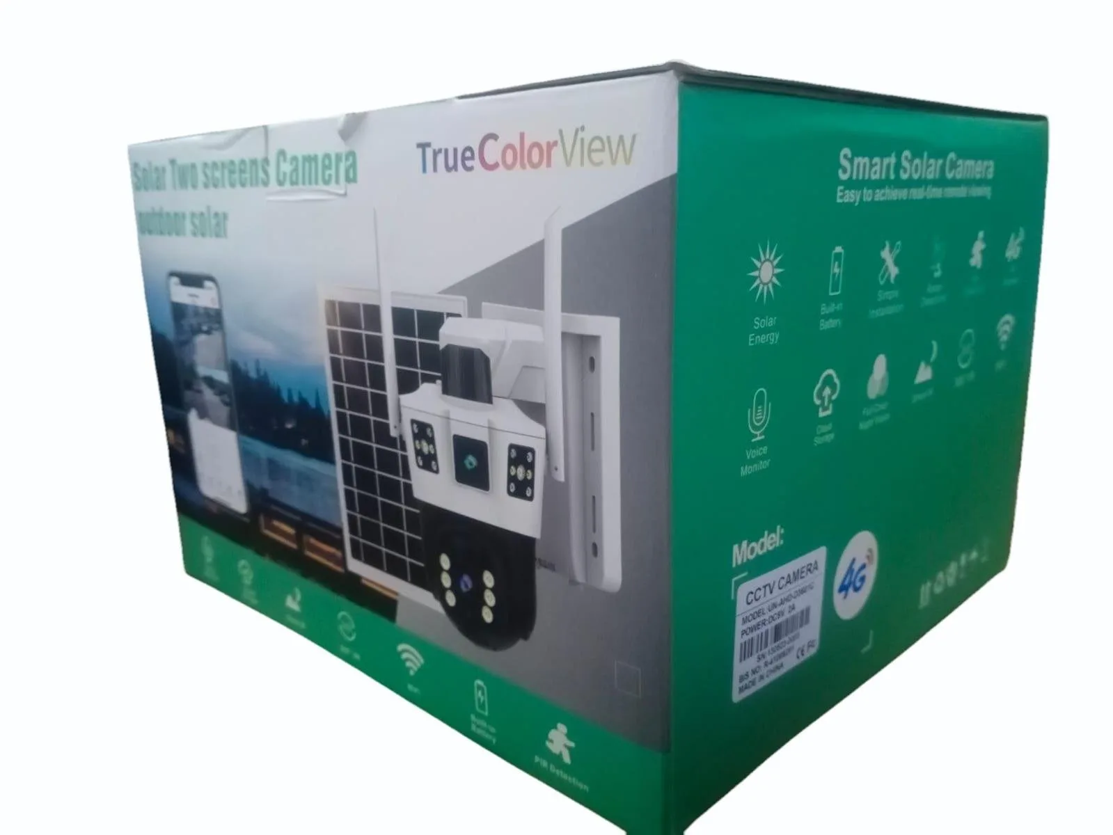 Crossfire Solar Two-Screen Outdoor Camera V380 Pro TP15-B