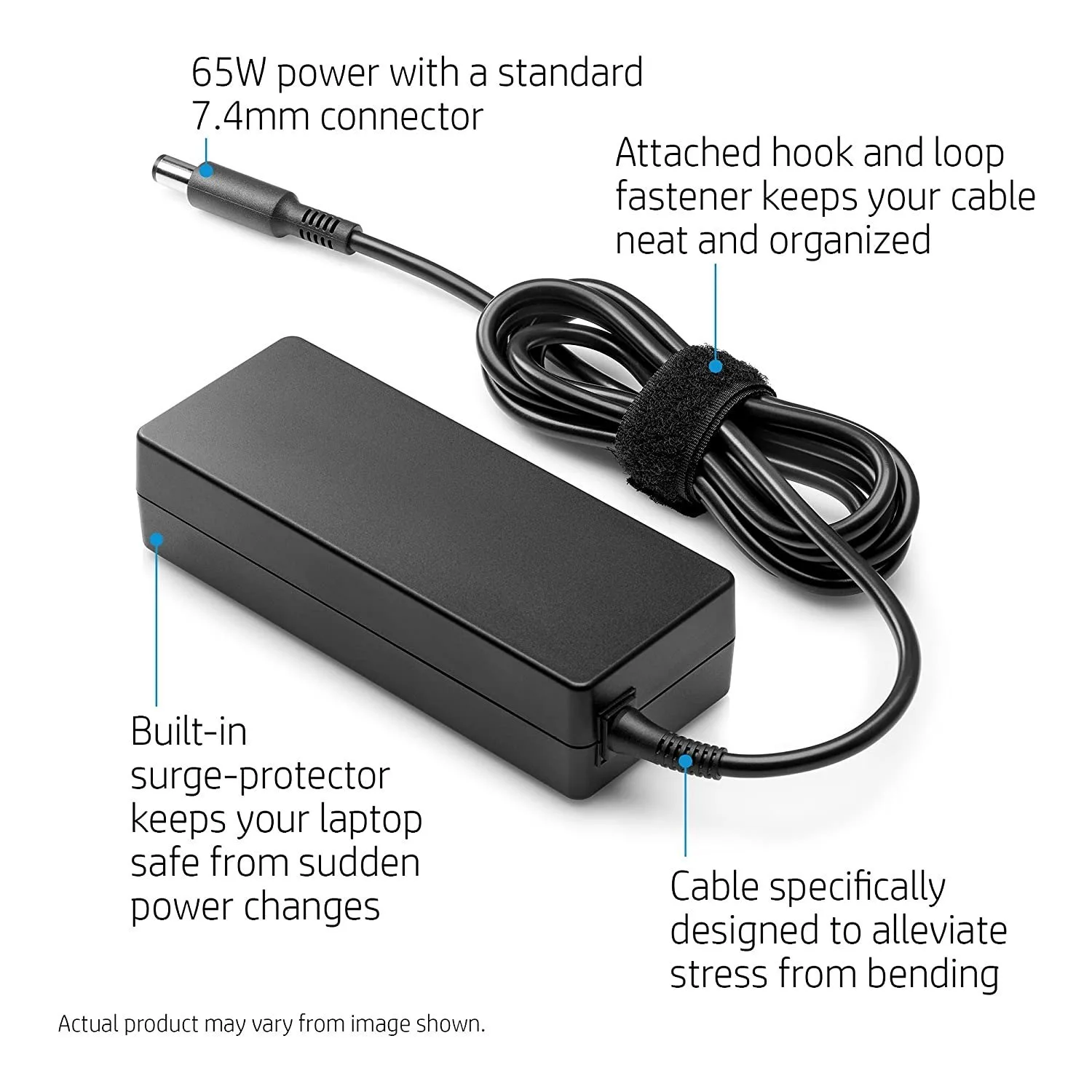 HP 18.5V 65W Laptop Charger Big Pin Org.