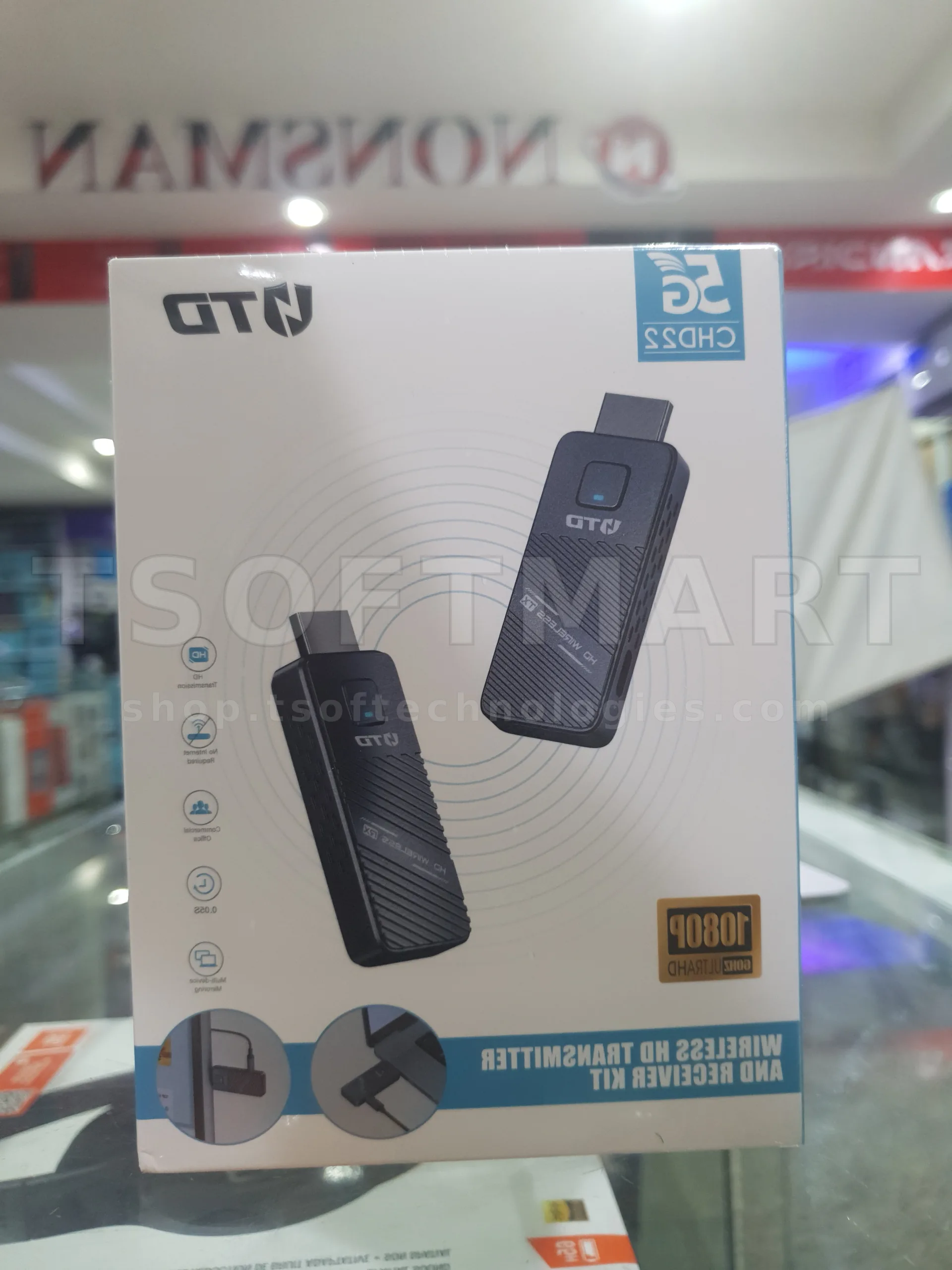 TD CHD22 Wireless HD Transmitter and Receiver Kit 50m