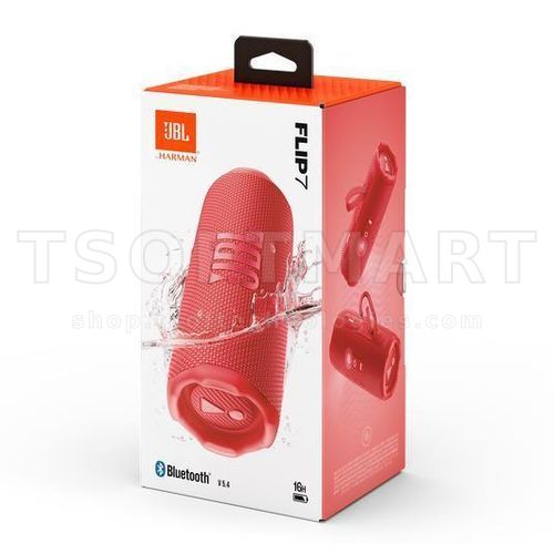 Jbl Flip 7 Portable Bluetooth Speaker Red