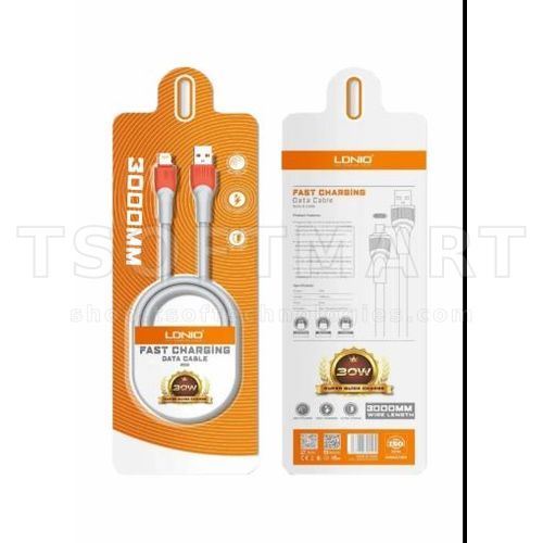 Ldnio Ls603 iphone 3m 30W Fast Charging Cable