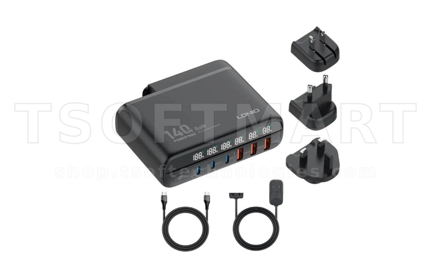 Ldnio A6140C 140W GaN Fast Desktop 6-Ports Charger