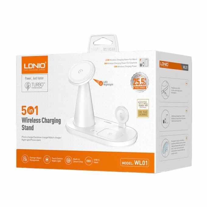Ldnio WL01 5-in-1 15W Wireless Charger