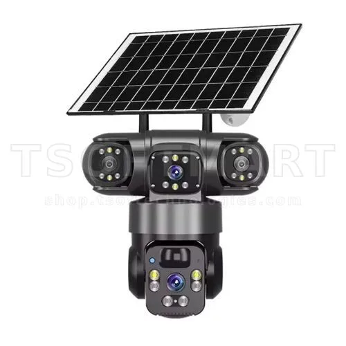 Crossfire VTS28-G Triple Lens 4G Solar Smart Net CCTV Camera V380 Pro