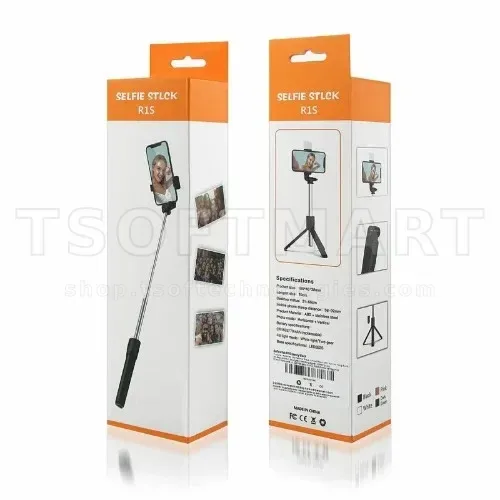 R1S Selfie Stick &amp; Mini Phone Tripod