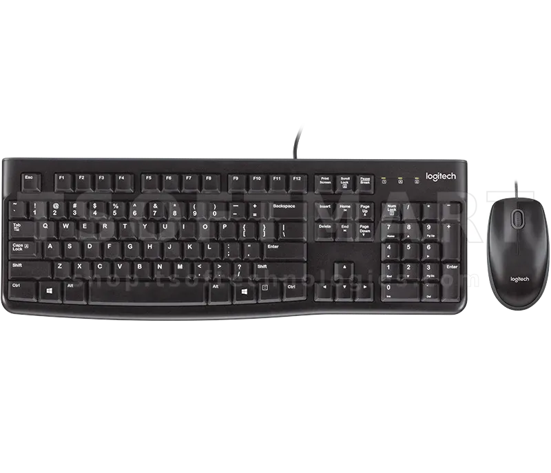 Logitech Mk120 Wired Keyboard & Mouse