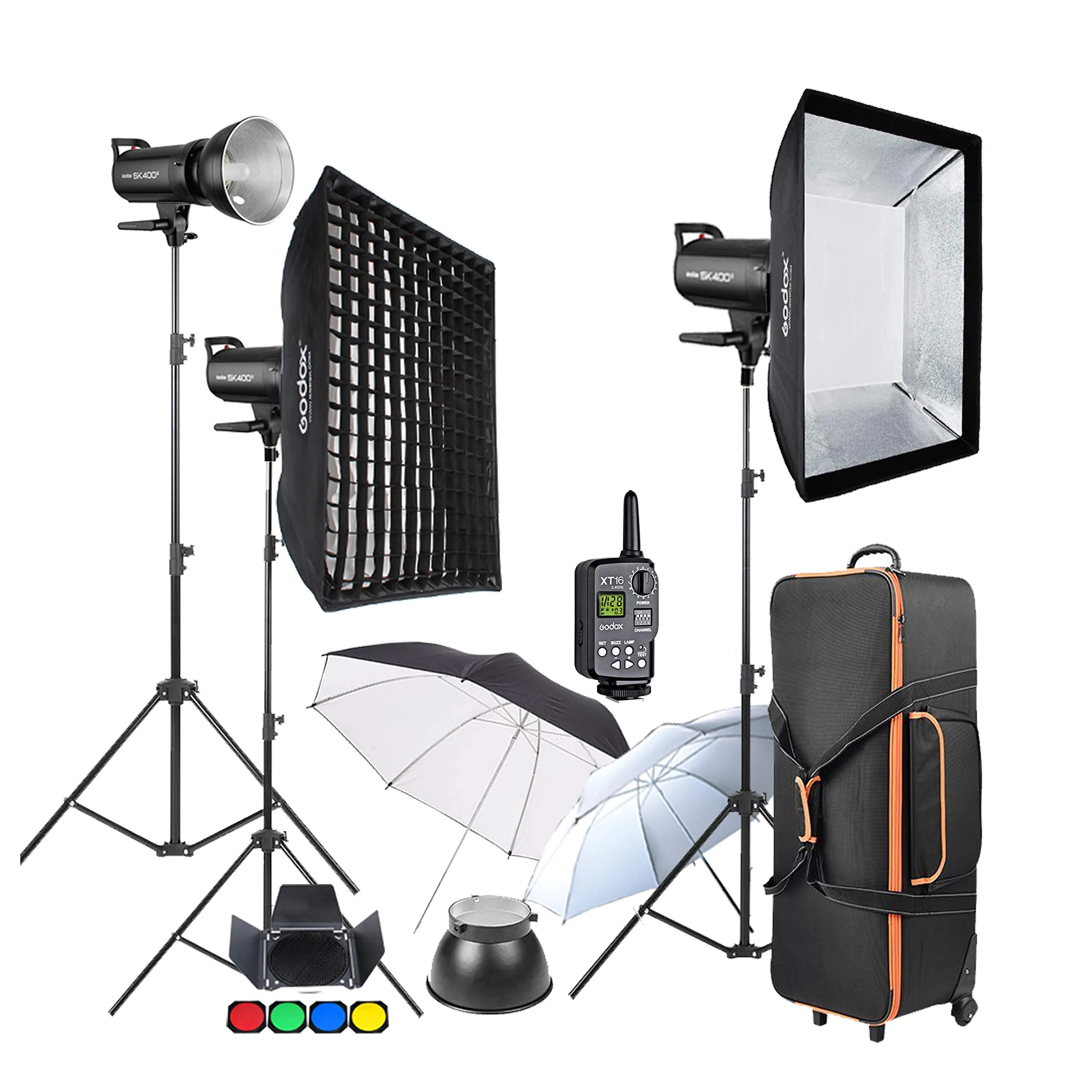 Godox SK400ii 2Heads Bowens Mount Softbox 400W 60x90cm