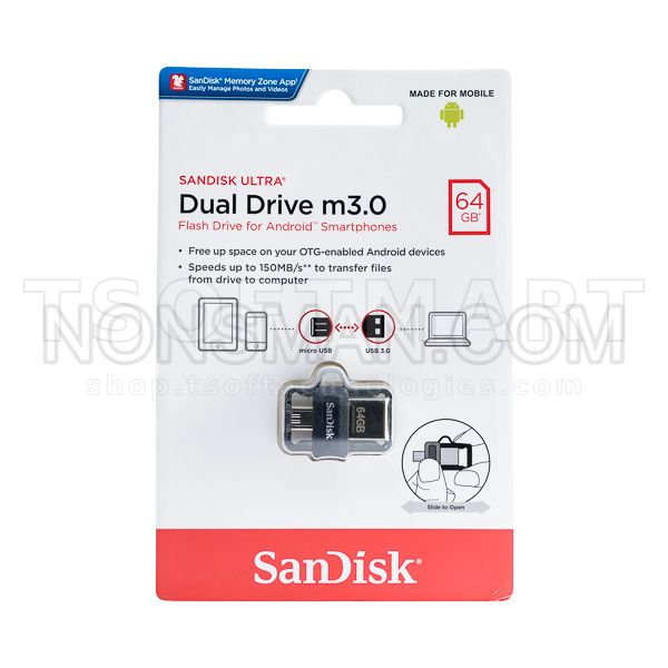 Sandisk Ultra Dual Drive M3.0 64gb