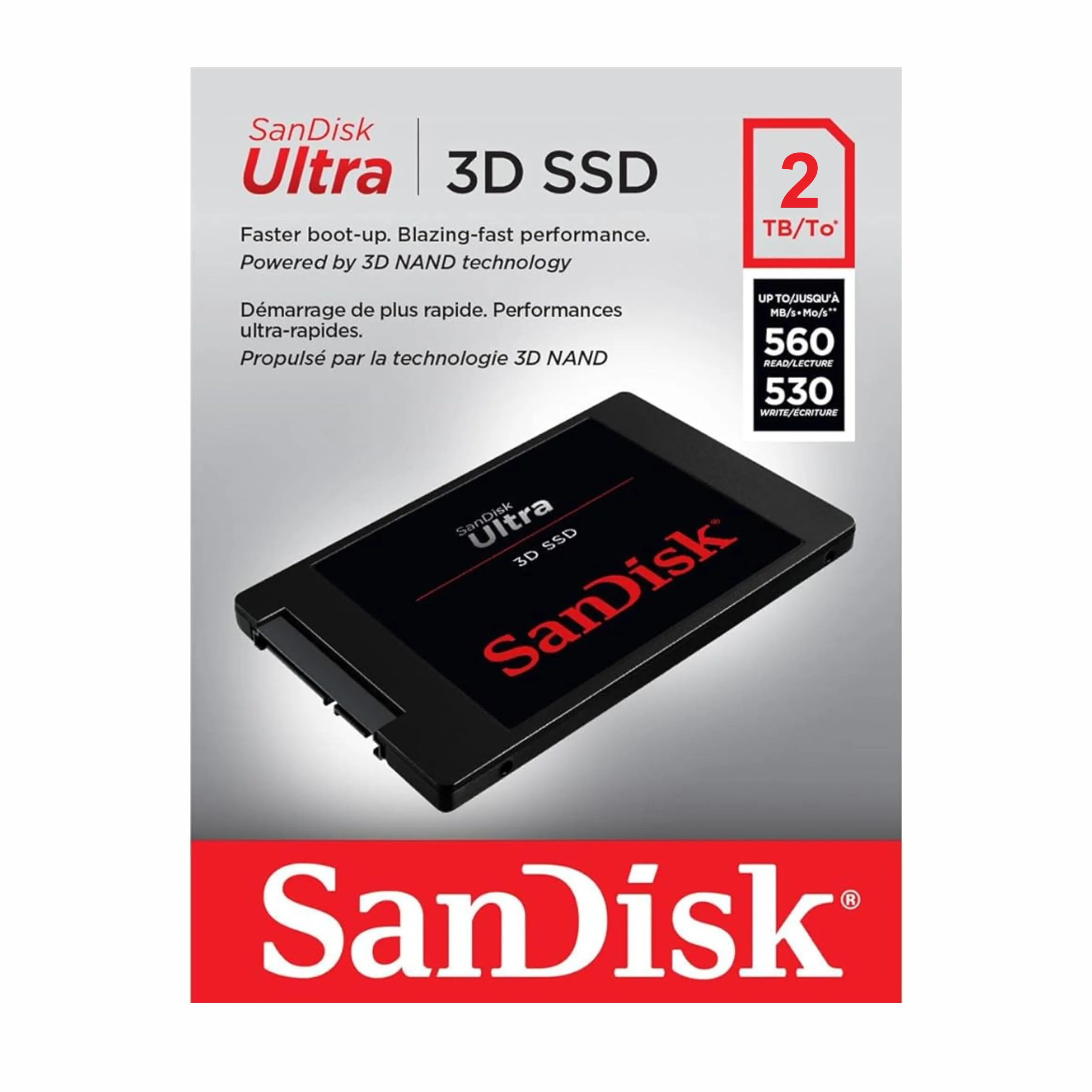 SanDisk Ultra 3D NAND 2TB SATA Internal SSD 560mb/s