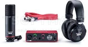 Focusrite Scarlett Solo Studio (3rd Gen) USB Audio Interface and Recording Bundle