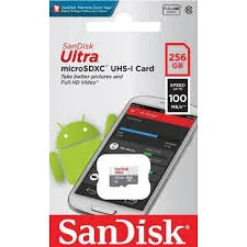 SanDisk Ultra Micro SD 256GB 100/150mb/s Class 10
