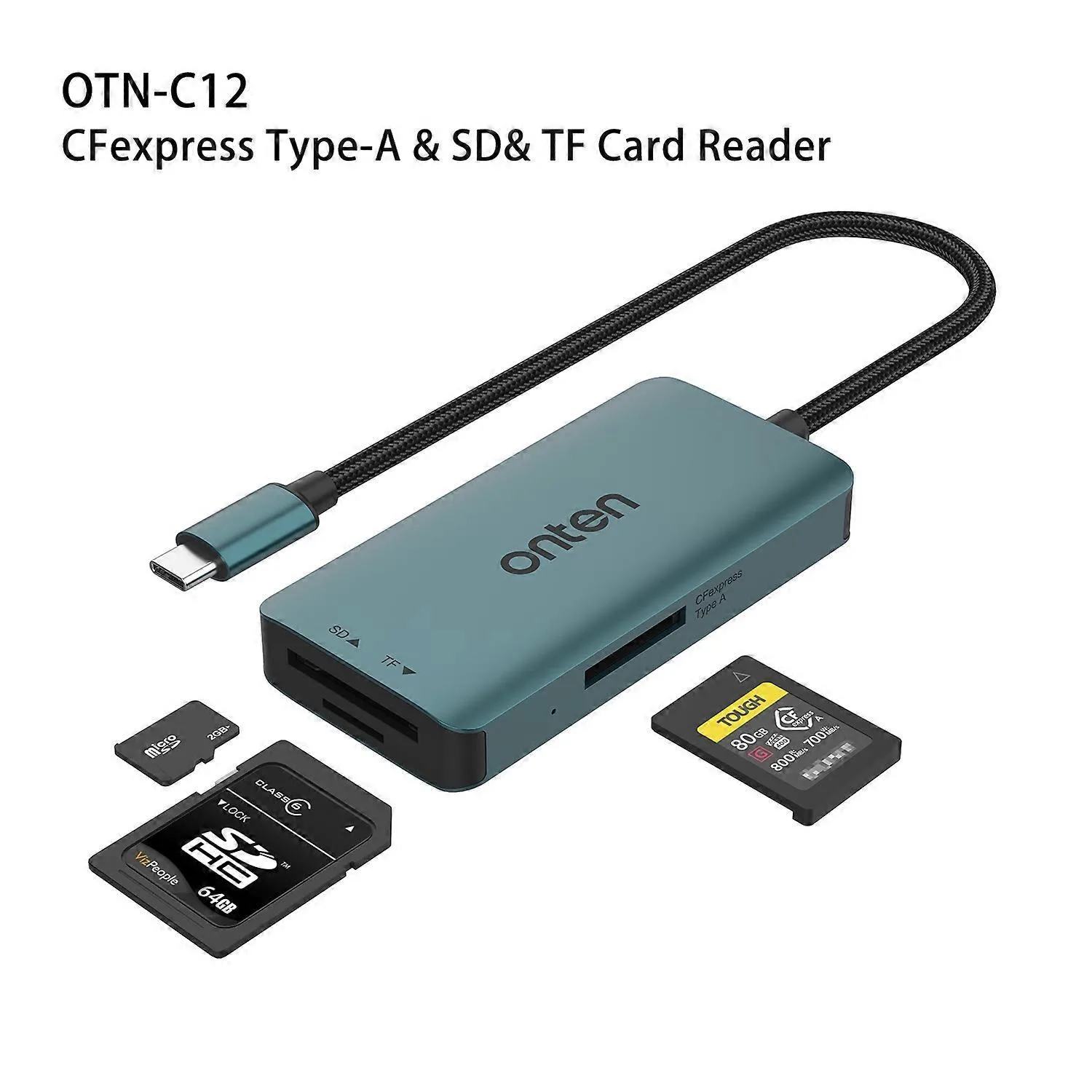 Onten Otn-C12 CFexpress Type-A & SD Card Reader