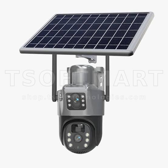 Crossfire CP-0612-2 V380 Pro Dual Lens Solar Camera