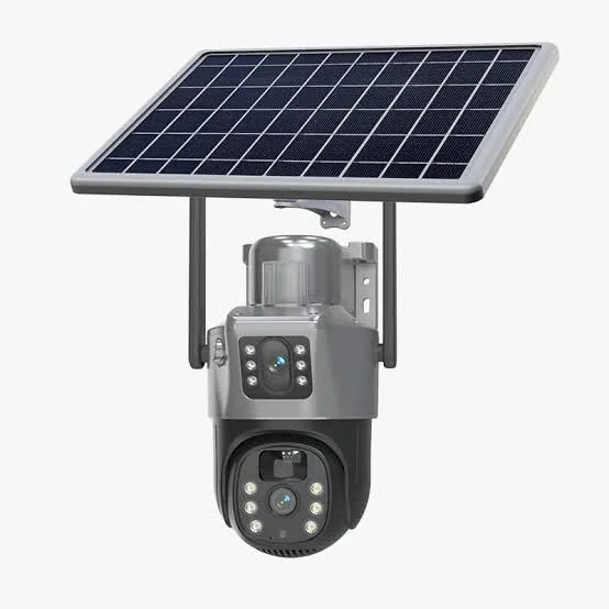 Crossfire CP-0612-2 V380 Pro Dual Lens Solar Camera