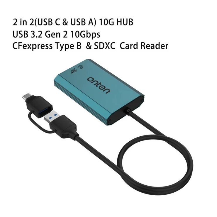 Oten Otn-KSS-P22 CFexpress Type-B & SD 4.0 Card Reader