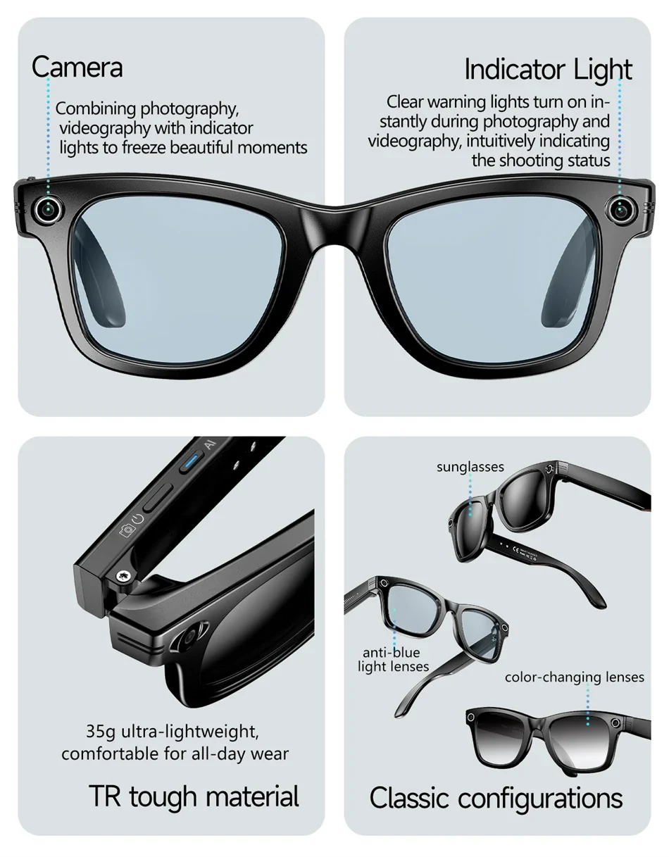AI Smart Glasses W610