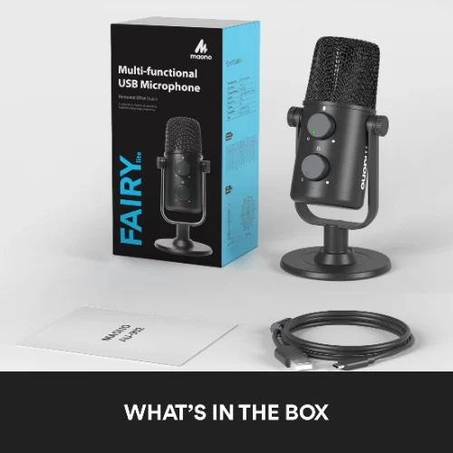 Maono AU-902 Multi-functional USB Microphone- Fairy Lite
