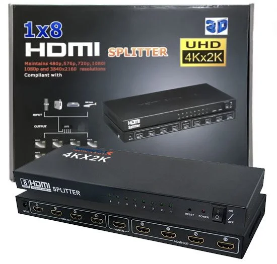 HDMI 8 Ports Splitter 4K